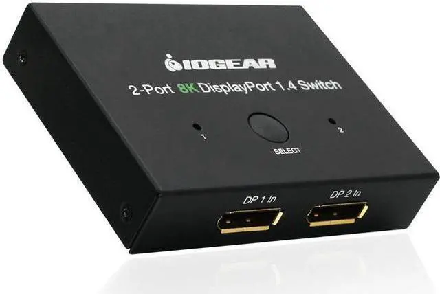 Main image of IOGEAR 2-Port 8K DisplayPort 1.4 Switch GDP14SW2