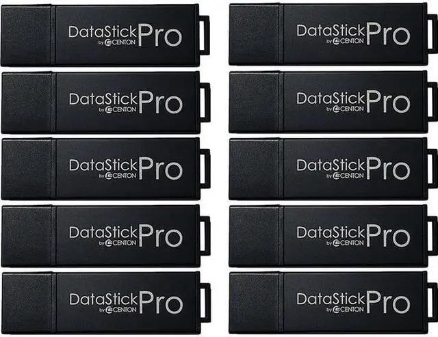 Alt view image 9 of 12 - Centon MP ValuePack USB 3.0 Pro (Black) , 64GB x 10