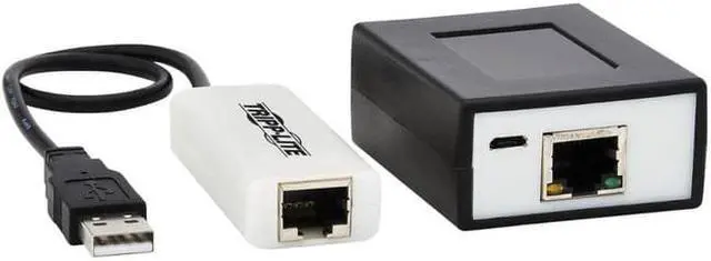 Alt view image 10 of 20 - Tripp Lite Usb Over Cat5/Cat6 Extender Kit 4-Port With Poc Usb 2.0 164 Ft.