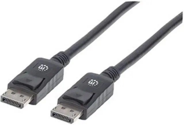 Alt view image 8 of 10 - manhattan 6.6 ft. DisplayPort Monitor Cable