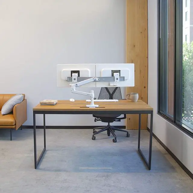 Alt view image 20 of 20 - ERGOTRON 45-489-026 LX Dual Direct Arm Desk Mount - 32-inch - Aluminum