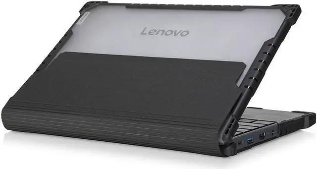 Alt view image 9 of 11 - Lenovo Case For 300e Chrome MTK And 300e Win - For Lenovo Chromebook, Notebook - Black, Transparent - Bump Resistant, Drop Resistant - Polycarbonate, Thermoplastic Polyurethane (TPU)