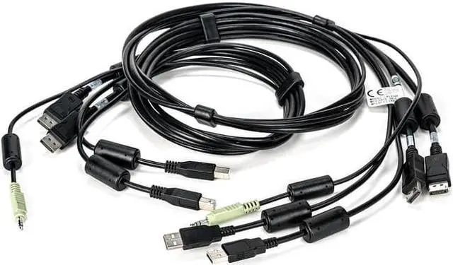 Main image of Vertiv Avocent 6ft Dual USB Keyboard/Mouse/Dual DisplayPort/Audio Cable CBL0108
