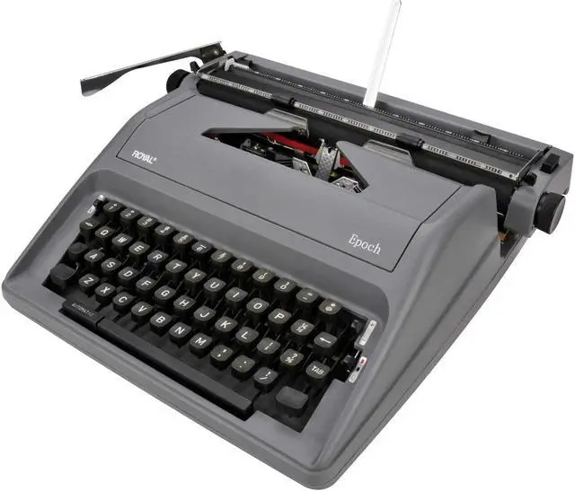 Alt view image 3 of 5 - Royal 79103Y EPOCH Manual 88-Character Typewriter, Gray