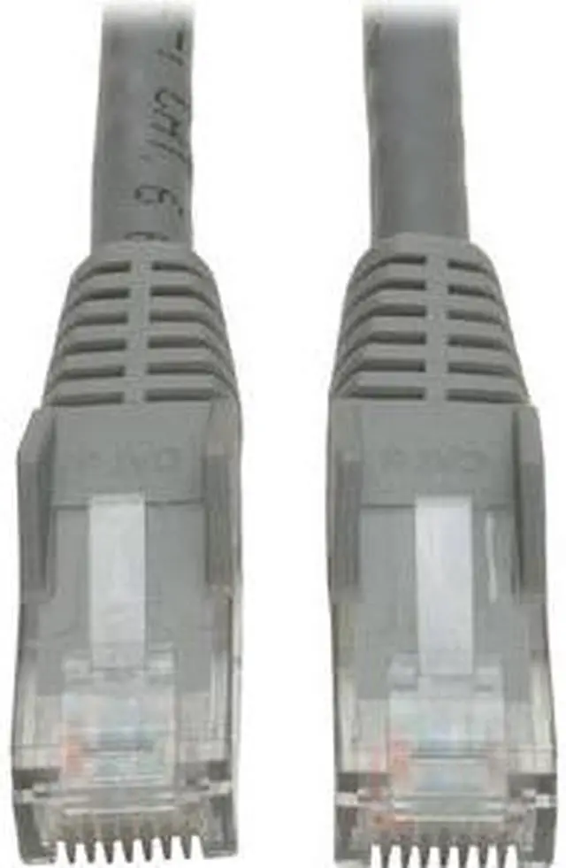 Alt view image 11 of 12 - CAT6 GIGABIT SNAGLESS MOLDED PATCH CABLE (RJ45 M/M) - GREY, 35-FT.
