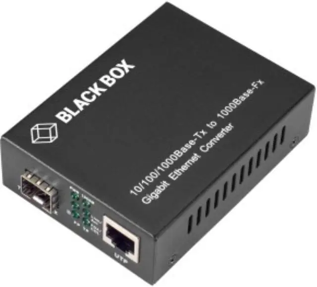 Alt view image 4 of 4 - BLACK BOX LGC210A GB ETH MED CNV COP 1000MB SFP