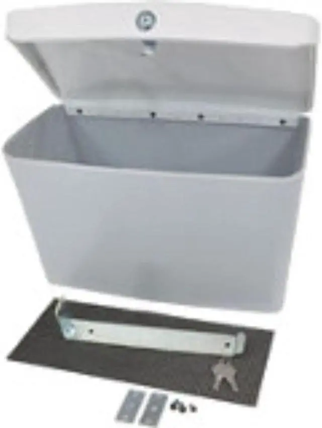 Alt view image 7 of 11 - Ergotron 97-740 Ergotron SV Storage Bin - Internal Dimensions: 13" Width x 5.50" Depth x 9" Height - External Dimensions: 15.6" Width x 6.3" Depth x 10.3" Height - 12 lb