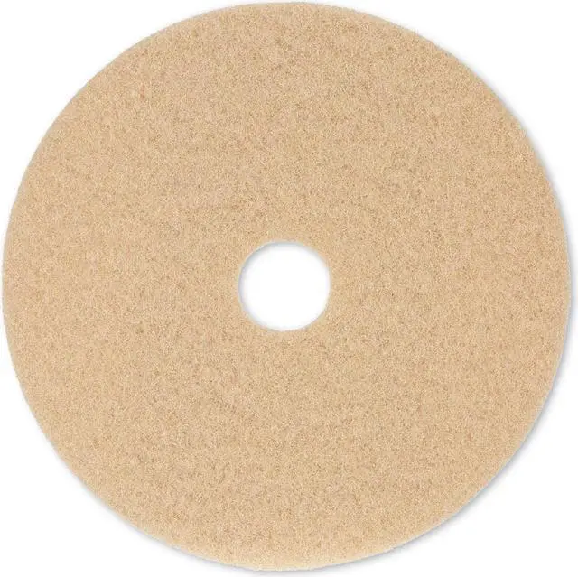 Alt view image 2 of 2 - Boardwalk PAD4020ULT Ultra High-Speed Floor Pads, Ultra Champagne, 20 Inch Diameter, 5/Carton