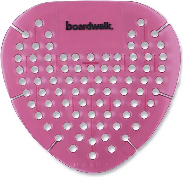 Alt view image 4 of 14 - Boardwalk Gem Urinal Screens, Spiced Apple Scent, Red, 12/Box GEMSAP