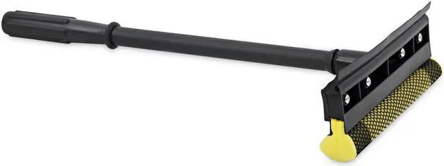 Alt view image 2 of 14 - Boardwalk General-Duty Squeegee 8" Sponge Head/Rubber Blade 16" Plastic Handle 816