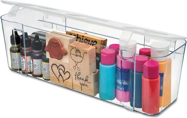 Alt view image 6 of 13 - Large Caddy Organizer Compartment-Clear