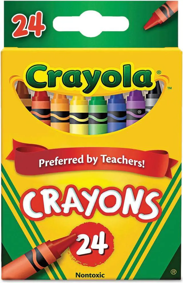 Alt view image 4 of 10 - Crayola Classic Color Pack Crayons 24 Colors/Box 523024