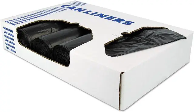 Alt view image 2 of 2 - Heritage X-Liner Reprocessed Liners  60 gal  1.7 mil  38" x 58"  Black  100