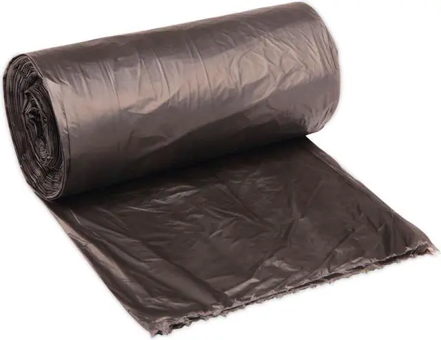 Alt view image 3 of 6 - High-Density Can Liners, 40 x 46, 40-45gal, 19mic Equivalent, Black, 6/Carton BWK404622BLK