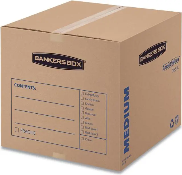 Alt view image 8 of 12 - Fellowes SmoothMove Basic Moving Boxes, Medium