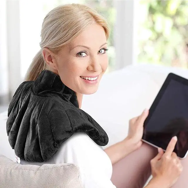 Alt view image 5 of 7 - ZORELLE Heating Pad for Neck and Shoulders: Heated Neck Wrap & Compress Therapy