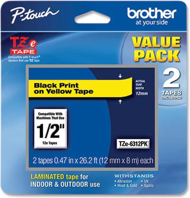 Alt view image 3 of 3 - Brother P-touch TZe TZe631 Label Tape