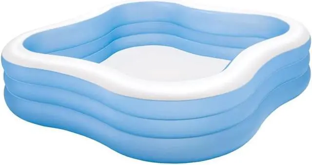Main image of Intex Swim Center 90in x 90in x 2in Inflatable Play Kids Backyard Swimming Pool