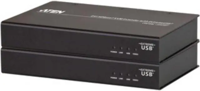 Alt view image 10 of 10 - ATEN CE610A DVI HDBaseT KVM Extender with ExtremeUSB