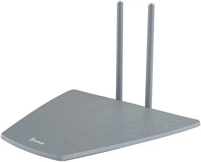 Alt view image 5 of 7 - Antop AT-221BV Aero + Amplified Indoor HDTV Antenna, 65 mile range in diameter, Titanium