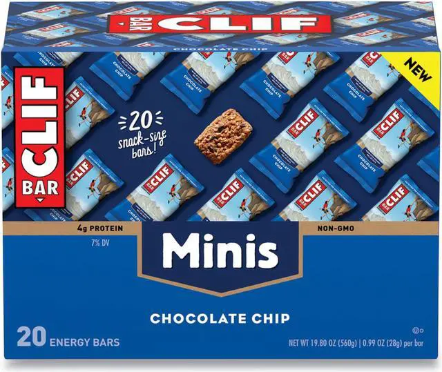 Main image of Energy Bar Mini Chocolate Chip 0.99 oz Bar 20/Box CCC37654