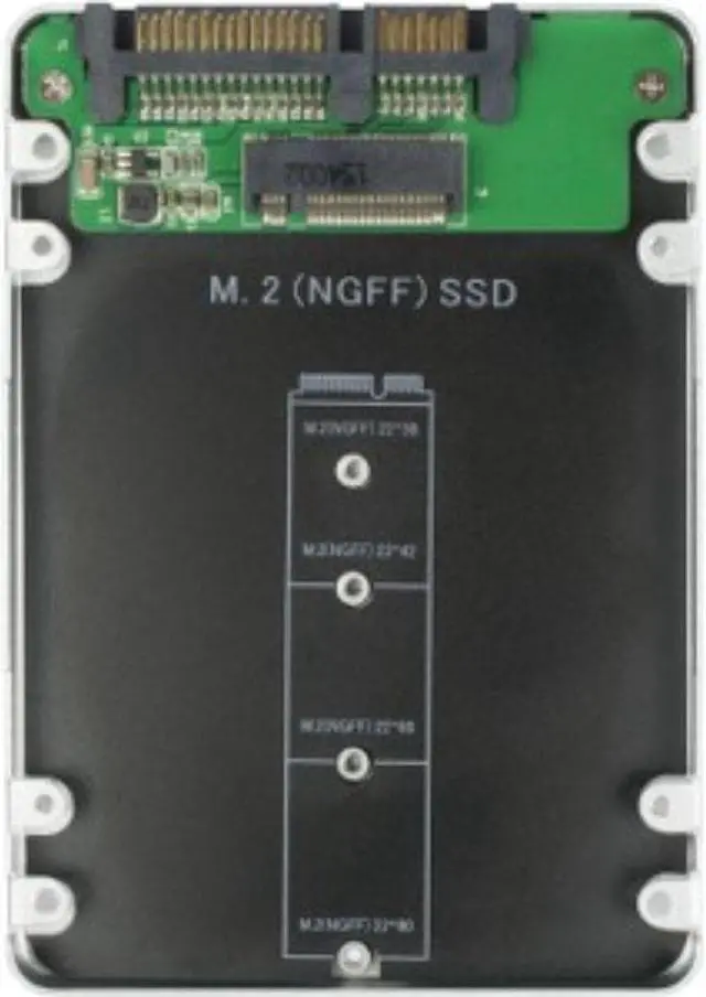 Alt view image 4 of 7 - CRU SATA Adapter for M.2 SATA SSDs 3102004650010