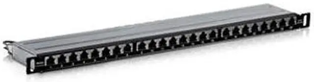 Alt view image 12 of 15 - TRENDnet TC-P24C6AHS 24-Port Cat6A Shielded Half-U Patch Panel
