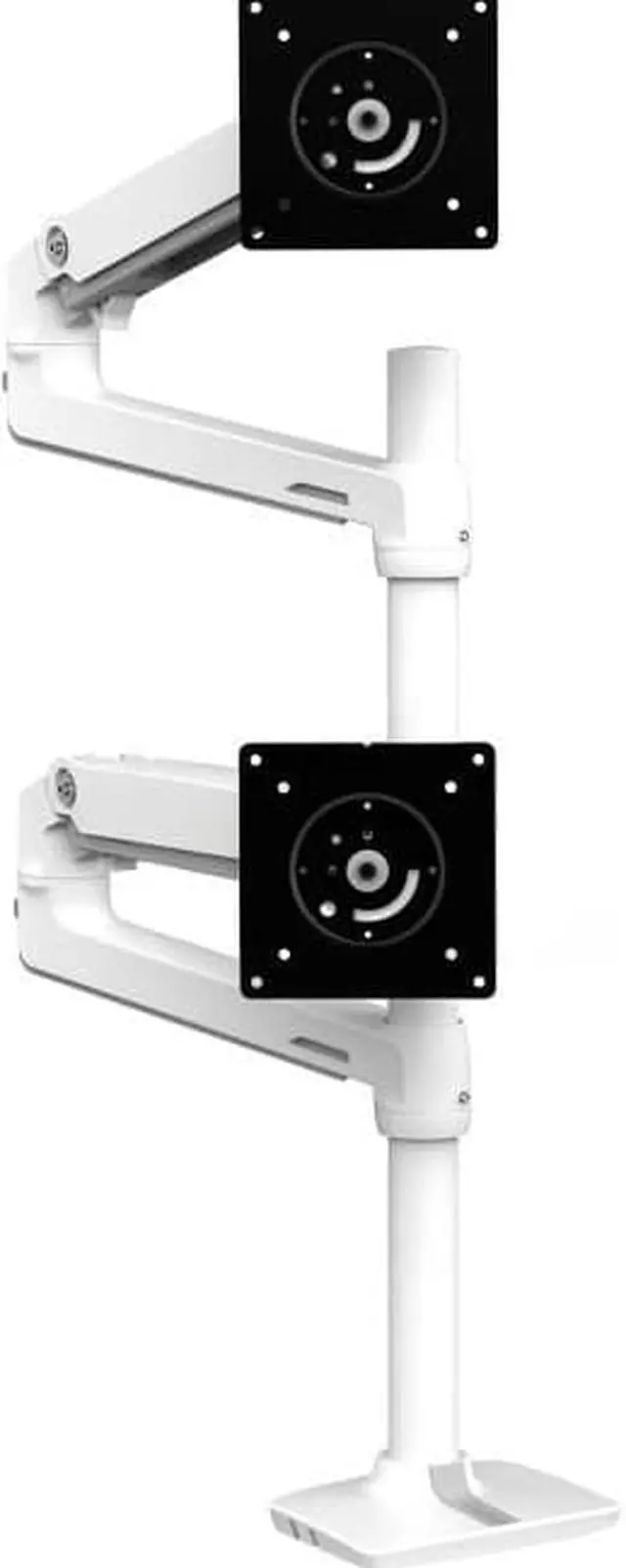 Alt view image 8 of 20 - LX DUAL STACKING ARM, TALL POLE, BRIGHT WHITE, GRAY ACCENTS