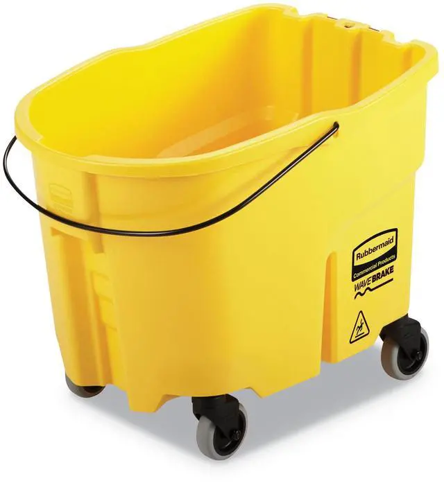 Alt view image 2 of 6 - WaveBrake 2.0 Bucket, 8.75 gal, Plastic, Yellow