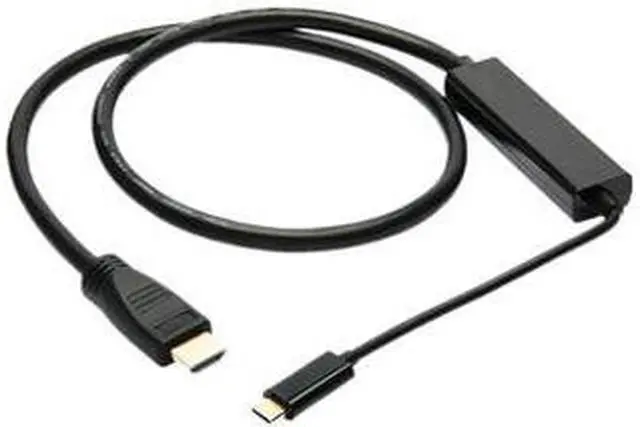 Alt view image 2 of 3 - Tripp Lite USB C to HDMI Adapter Cable USB 3.1 Gen 1 4K M/M USB-C Black 3ft