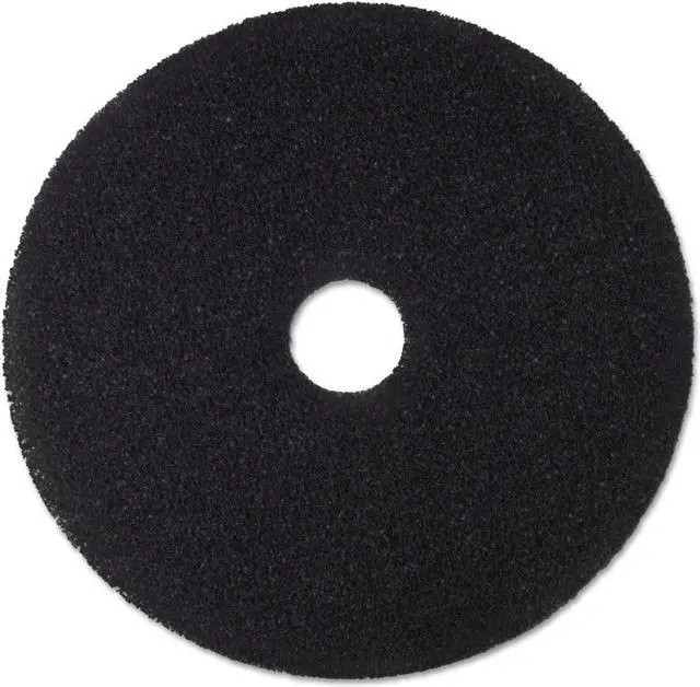Alt view image 5 of 6 - 3M Corporation MCO 08378 16 Inch 7200 Low-Speed Floor Strip Pad- Black - Case of 5