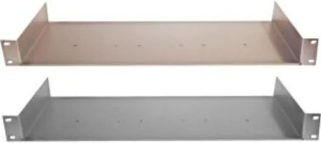 Alt view image 5 of 5 - Gefen Ext-Rack-1U-Gry Rack Shelf
