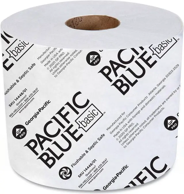 Alt view image 11 of 12 - GEORGIA-PACIFIC 14448/01 Envision Toilet Paper, 1Ply,PK48