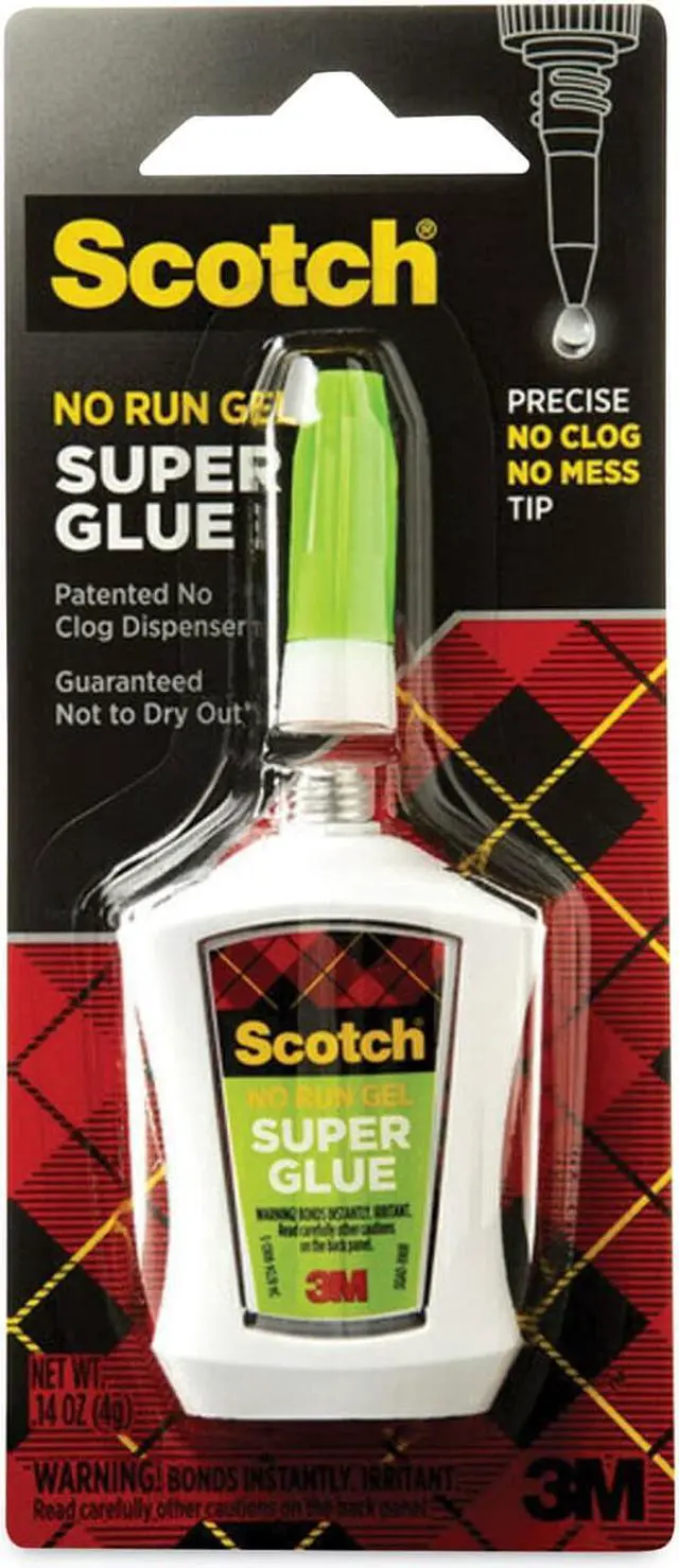 Alt view image 8 of 18 - Scotch Super Glue Gel In Precision Applicator-.14 Ounces