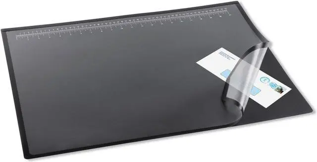 Alt view image 5 of 6 - Artistic Lift-Top Pad Desktop Organizer with Clear Overlay 22 x 17 Black 41700S