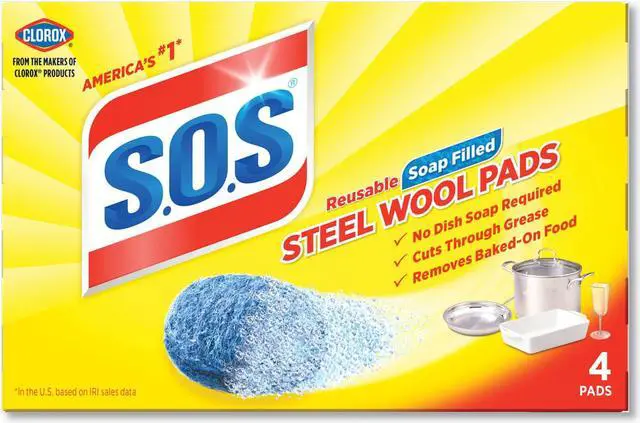 Alt view image 6 of 6 - clorox Sos Pads 4Ct 3243-6016