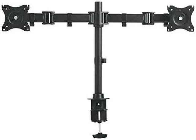Alt view image 5 of 6 - Monitor Arm, Dual Monitor, Articulating, 32 X 3 X 17 1/2, Black