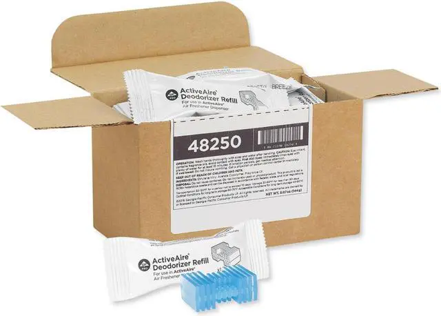 Alt view image 3 of 3 - Georgia Pacific 48250 Activeaire Automated Freshener Dispenser Refill, Coastal Breeze, 12/Carton