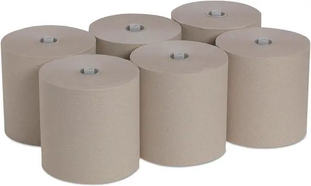 Alt view image 8 of 16 - Georgia-Pacific Pacific Blue Brown Ultra Towels - 7.87" x 1150 ft - Brown - Paper - Flexible, Chlorine-free, Biodegradable - 6 - 6 / Carton