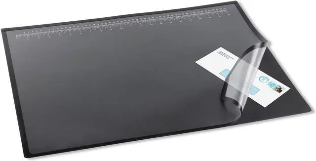 Alt view image 2 of 3 - Artistic Lift-Top Pad Desktop Organizer with Clear Overlay 24 x 19 Black 41100S