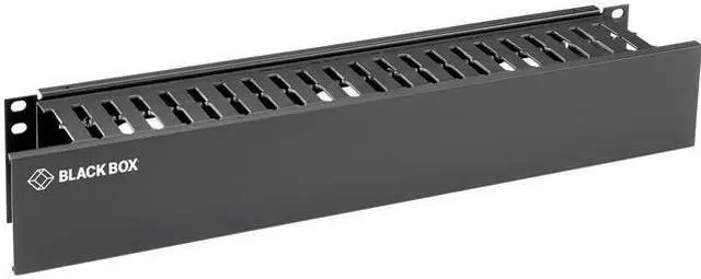 Main image of HORIZONTAL IT RACKMOUNT CABLE MANAGER  2U 19IN SINGLESIDED BLACK