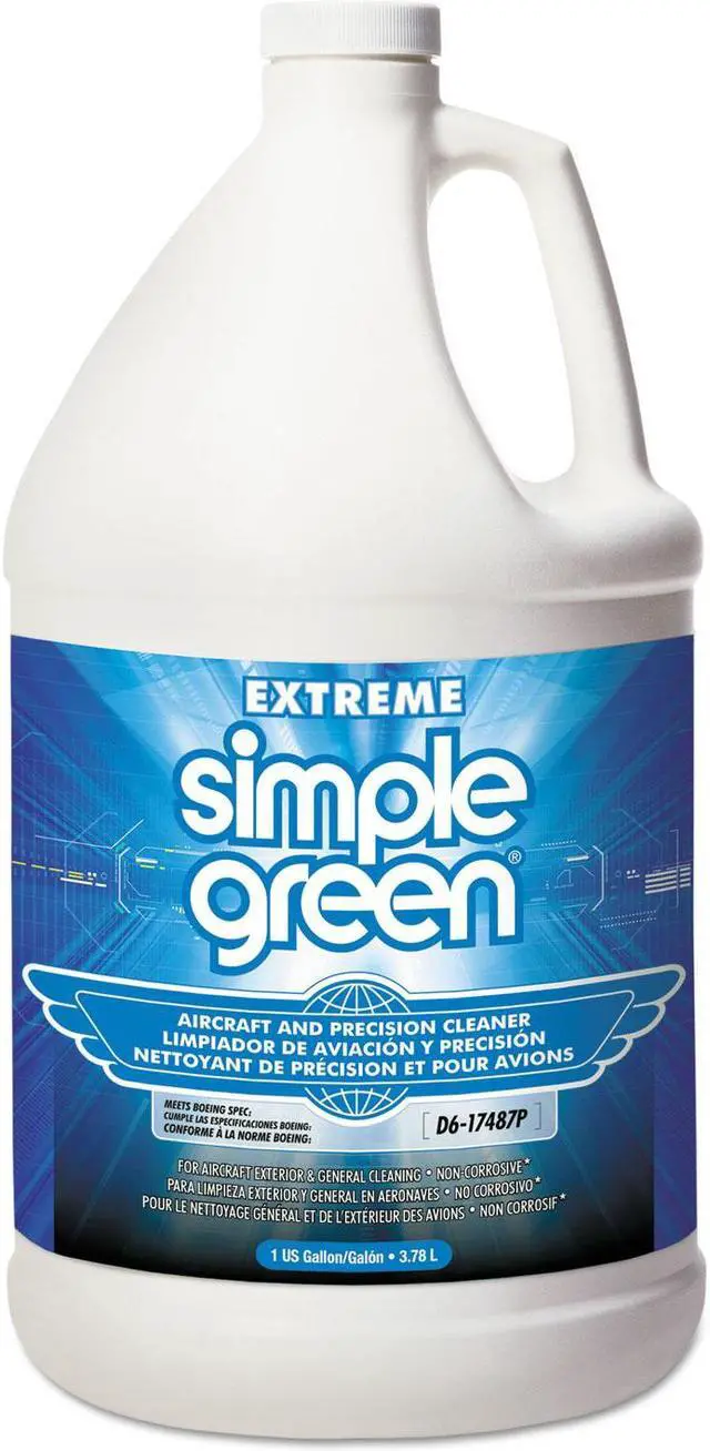 Alt view image 13 of 19 - Simple Green 13406 Extreme Aircraft/Precision Cleaner - 1 gal - Unscented - 1 Each - Clear
