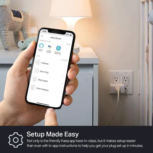 Alt view image 16 of 17 - Kasa Smart Plug by TP-Link, Smart Home WiFi Outlet Works with Alexa, Echo, Google Home & IFTTT, No Hub Required, Remote Control, 12 Amp, UL Certified, 3-Pack (HS103P3)