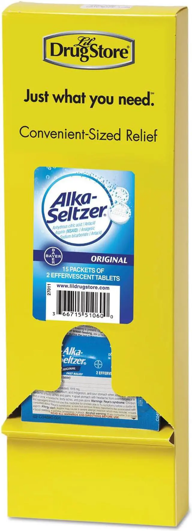 Alt view image 3 of 4 - Original Stomach Relief and Pain Relief Medicine, 15/Box 51060
