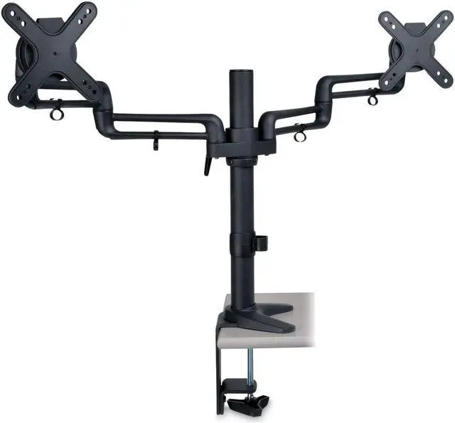 Alt view image 15 of 16 - TRIPP LITE DDR1327SDFC Black 13" - 27" Dual Full-Motion Flex Arm Desk Clamp for Flat-Screen Displays