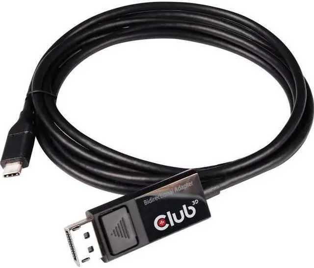 Alt view image 13 of 15 - Club 3D Usb Type C Cable To Dp 1.4 8K60hz M/M 1.8M/5.9Ft
