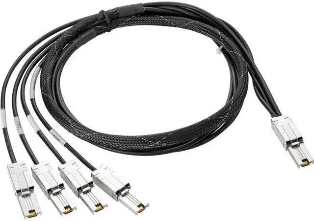 Alt view image 9 of 10 - HP Model AN975A  6.56 ft. Mini SAS Cable