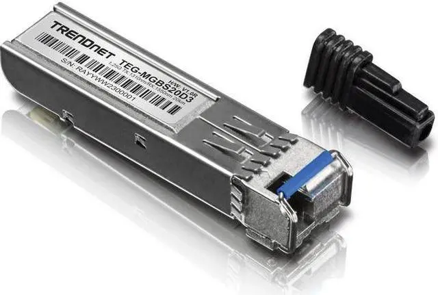 Alt view image 15 of 16 - TRENDnet SFP to RJ45 Dual Wavelength Single-Mode LC Module, TEG-MGBS20D3, Must Pair w/ TEG-MGBS20D5 or a Compatible Module, Up to 20 km (12.4 miles), Bi-Directional (WDM) SFP