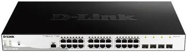 Alt view image 12 of 20 - D-Link 28-Port Layer 2 Smart Managed Gigabit Poe Switch