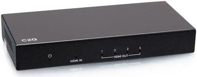 Main image of C2G 4-Port HDMI Distribution Amplifier Splitter 4K 60Hz C2G41601